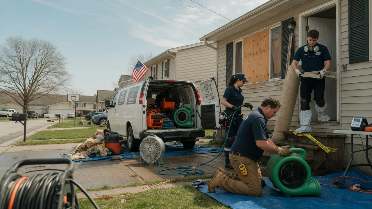 Water Damage Restoration in Roanoke, IN near me